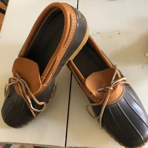 LL Bean Low Duck Boot, Rubber Moc